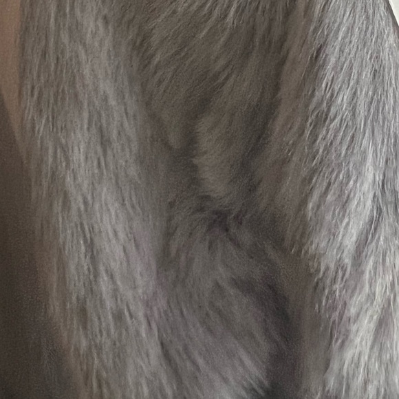 Grey Vegan Friendly Faux Fur Adorable Plush Bunny Rabbit Phone Case 13 PRO MAX - Picture 8 of 8